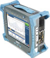 Figure 3. FTB-5240S-P and the FTB-8130NGE modules housed in the FTB-500 platform